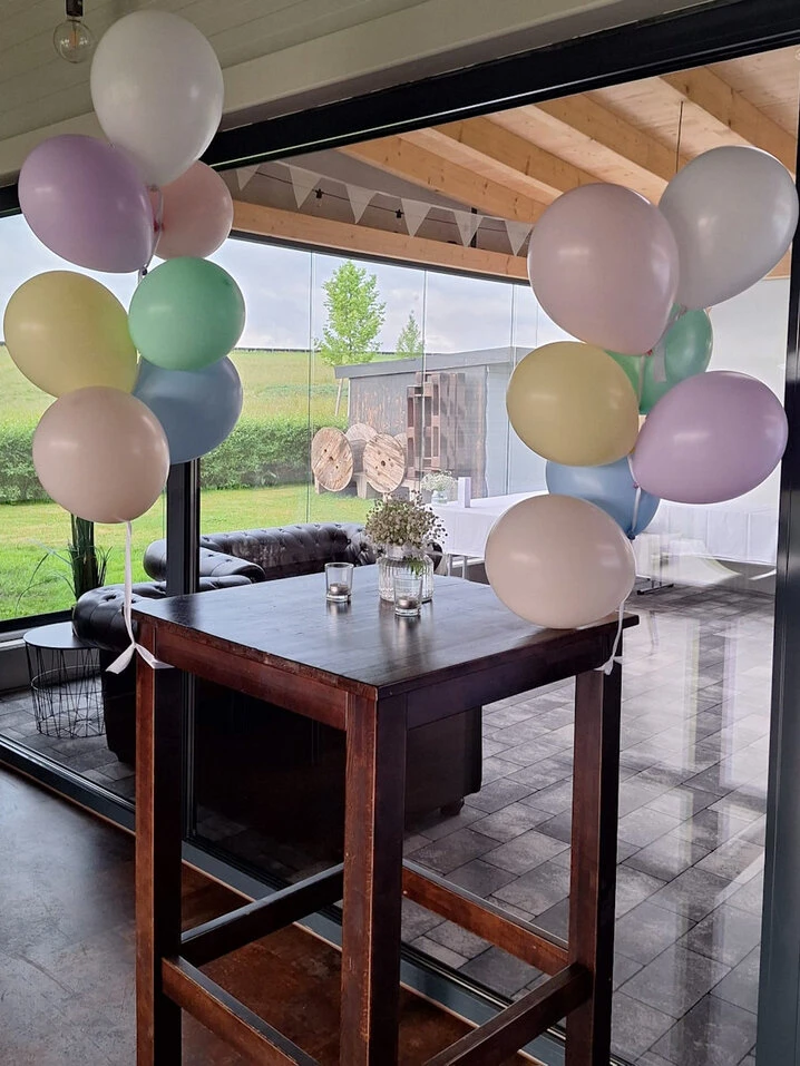 Luftballons bei der Gestaltung Ihrer Feier geben wir gerne Tipps